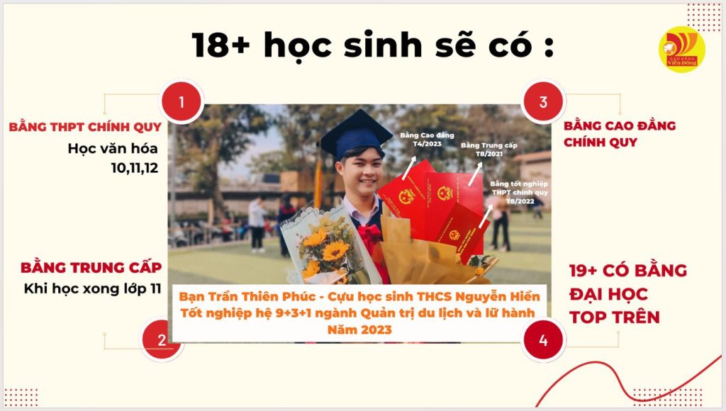 Học sinh lớp Chín học hệ 9+: Có thể đi làm sớm, nhận học bổng du học nghề