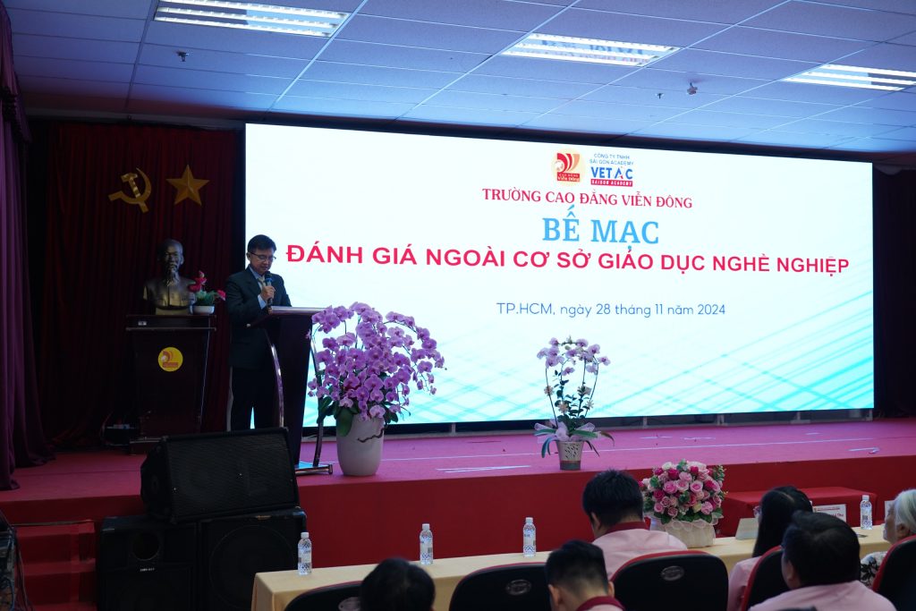 Bế mạc Đánh giá ngoài cơ sở giáo dục nghề nghiệp